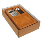 Casuta de joaca Garden View Kidkraft - din lemn pentru copii in gradina 